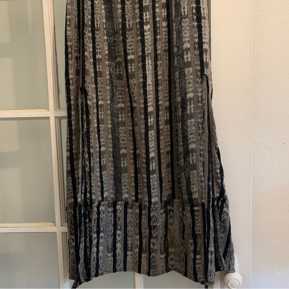 Ethnic boho artisanal maxi skirt - size 6 - Picture 3 of 11